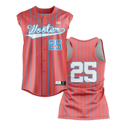 Buy Custom Racerback Full button Baseball Jerseys Online | Wooter Apparel