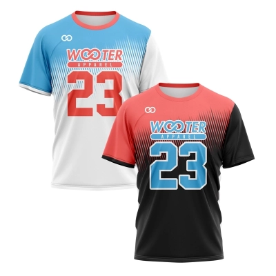 Custom Reversible Round Neck Basketball Jerseys with Sleeves | Wooter Apparel