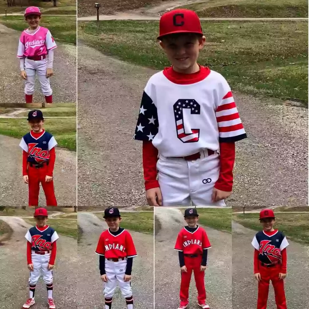 Player wearing Wooter Custom Lightweight Crew Neck Baseball Jerseys