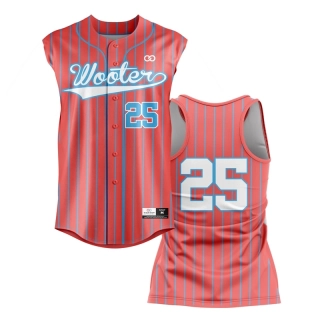 Buy Custom Racerback Full button Baseball Jerseys Online | Wooter Apparel