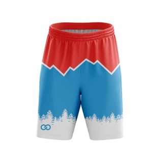 Custom flag football shorts premium 3D mockup