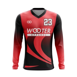 Wooter Custom Long Sleeve V-Neck Volleyball Jerseys | Buy Online