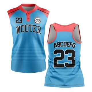 Buy Custom Racerback 2-Button Baseball Jerseys Online | Wooter Apparel