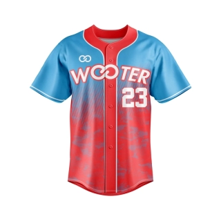 Buy Custom Lightweight Raglan Sleeve Full Button Baseball Jerseys | Wooter Apparel