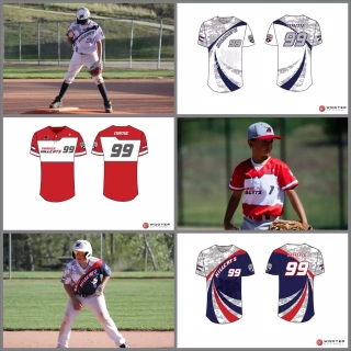 Player from team Hillcats waering  Wooter  Custom Lightweight 2-Button Baseball Jerseys